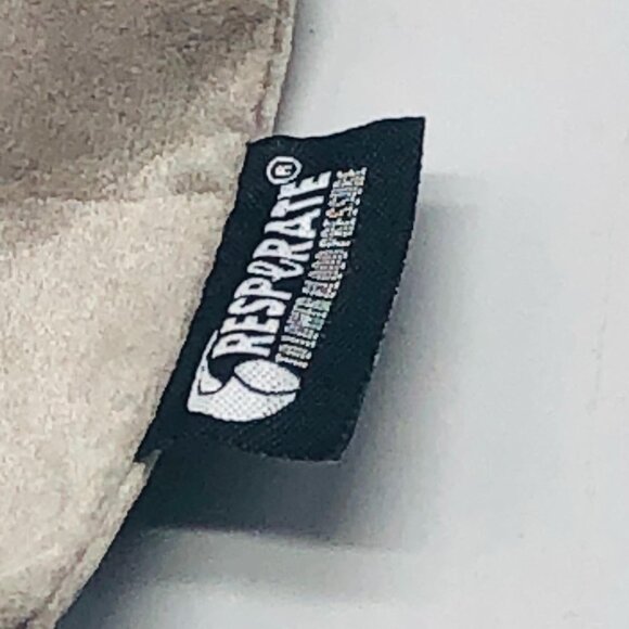 grey suede scrunchy bag silky material on the inside. black tag on side READ - Picture 2 of 4